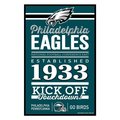 Wincraft Philadelphia Eagles Sign 11x17 Wood Established Design 3208561892